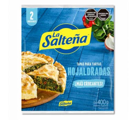 LA SALTEÑA TAPA PASCUALINA REDONDA HOJALD 400GR