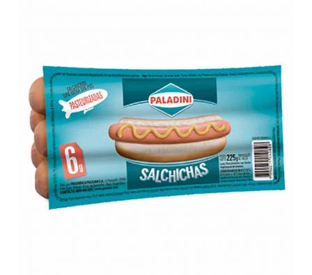 SALCHICHA X 6 UN PALADINI 400 GR