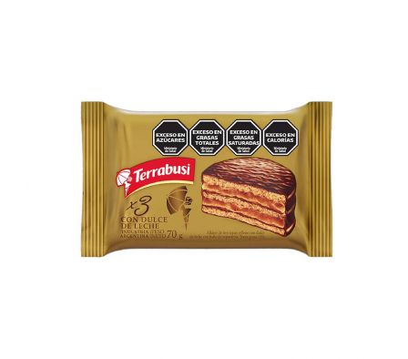 TERRABUSSI ALFAJOR  TRIPLE  70 GR