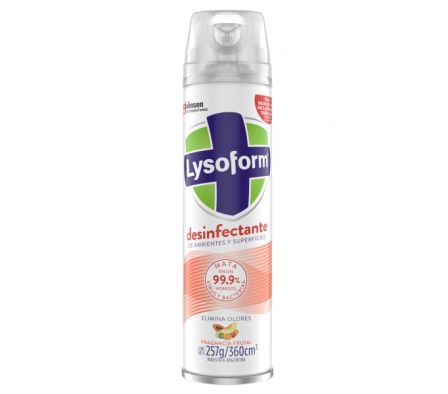 DESINFECTANTE LYSOFORM FLORAL AEROSOL 390CC
