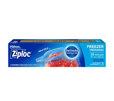 BOLSA ZIPLOC FREEZER 20 UNI