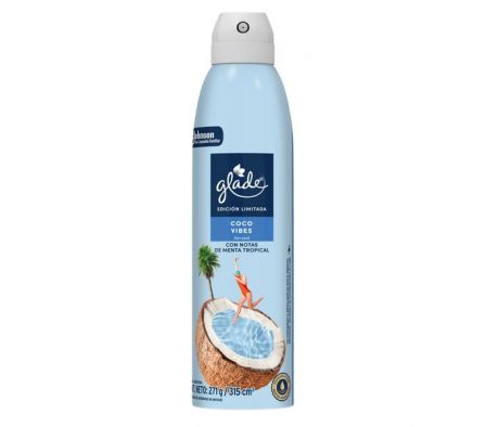 DESODORANTE DE AMBIENTE GLADE COCO VIBES AER 315CC