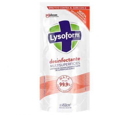 DESINFECTANTE LYSOFORM MULTISUPERFICIES DP 400CC