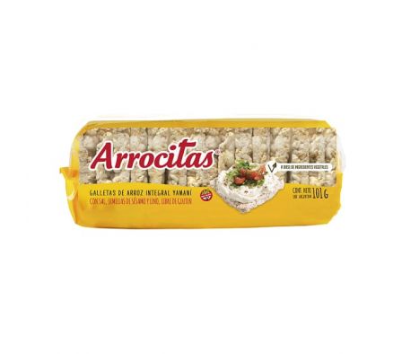 GALLETA DE ARROZ ARROCITAS INTEGRAL C/SAL  102G