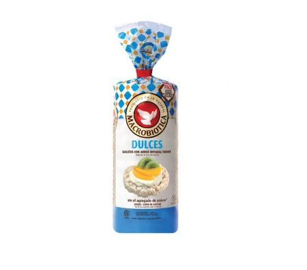 GALLETA DE ARROZ MACROBIOTICA INTEGRAL  C/SAL 102G