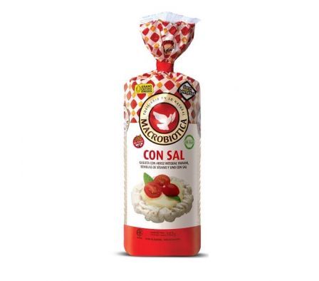 GALLETA DE ARROZ MACROBIOTICA INTEGRAL  C/SAL 102G