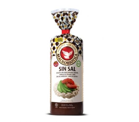 GALLETA DE ARROZ MACROBIOTICA INTEGRAL S/SAL 102G