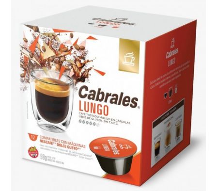 CAFE CABRALES LUNGO 12 CAPSULAS