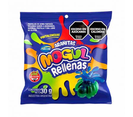 GOMITA MOGUL ARAÑITA RELLENAS 30GR