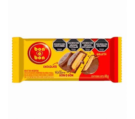 CHOCOLATE BON O BON TABLETA 48GR