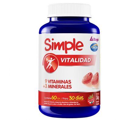 VITAMINA SIMPLE VITALIDAD X 60 UNID 