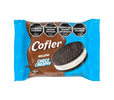 HELADO COFLER ALFAJOR RELLENO CHOCOCREAMY 62GR