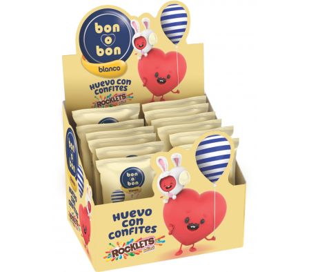 ARCOR HUEVOS DE PASCUAS BON O BON BLANCO 20GR