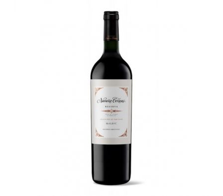 VINO NAVARRO CORREAS RESERVA MALBEC 750ML
