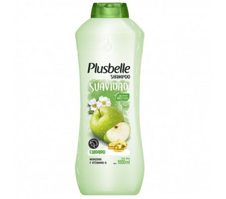 SHAMPOO PLUSBELLE SUAVIDAD Y FRESCURA X 1 LT