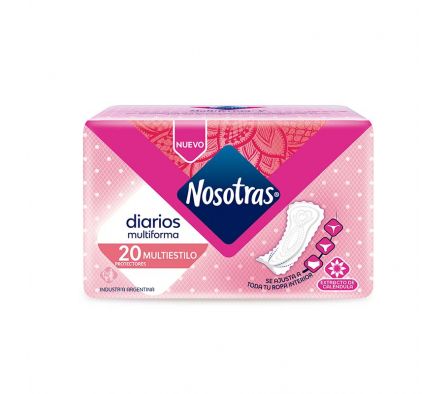 PROTECTORES MULTIESTILO NOSOTRAS C/CALENDULA 20UNI