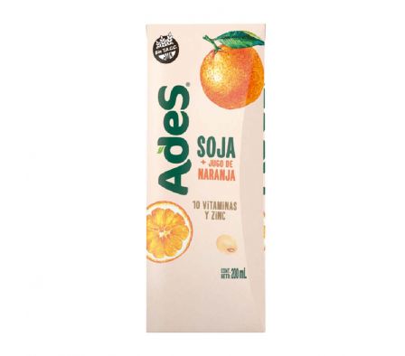 JUGO ADES CON JUGO DE NARANJA 200 ML