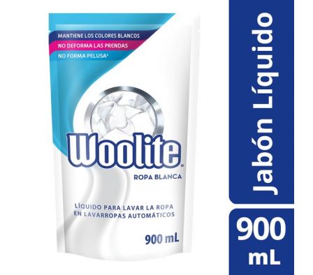 JABON LIQUIDO WOOLITE ROPA BLANCA 900 ML 