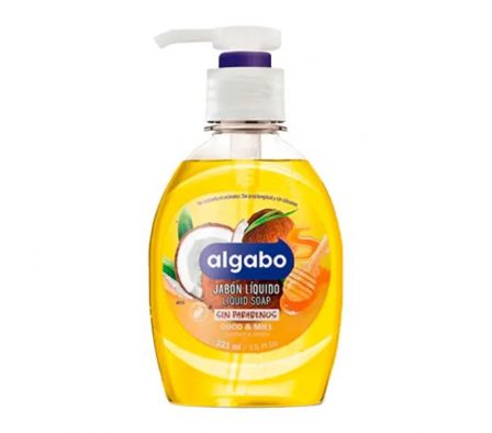 JABON LIQUIDO ALGABO NAT COCO Y MIEL  221ML