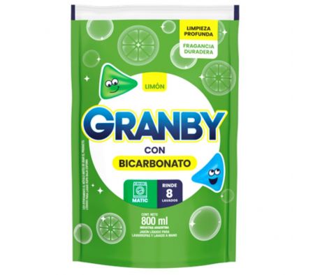 JABON LIQUIDO GRANBY PLUS PARA ROPA 800CC