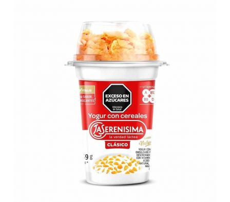 YOGUR LA SERENISIMA BATIDO ENTERO C/ CEREALES 159G
