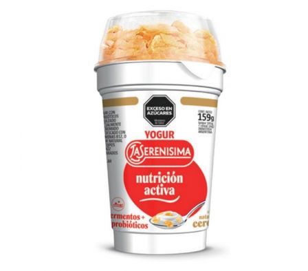 YOGUR LA SERENISIMA BATIDO ENTERO C/ CEREALES 159G