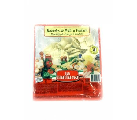 LA ITALIANA RAVIOLES POLLO 500 GRS