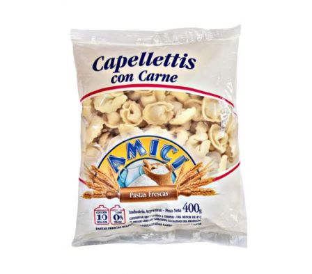 AMICI CAPELETIS CARNE 400GR