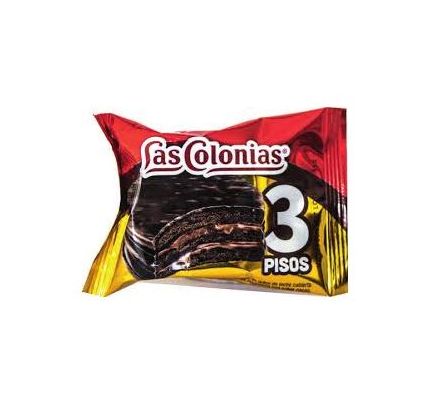 ALFAJOR LAS COLONIAS CHOCOLATE 3 PISOS 65GR