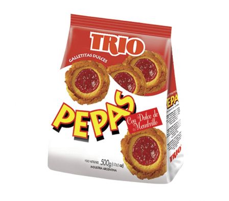 GALLETITA DULCE TRIO PEPAS E/BOLSA 500GR