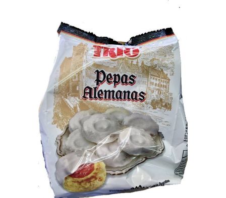 GALLETITA DULCE  TRIO  PEPAS ALEMANAS BOLSA 500GR