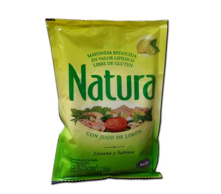 NATURA MAYONESA SACHET 125 ML *20