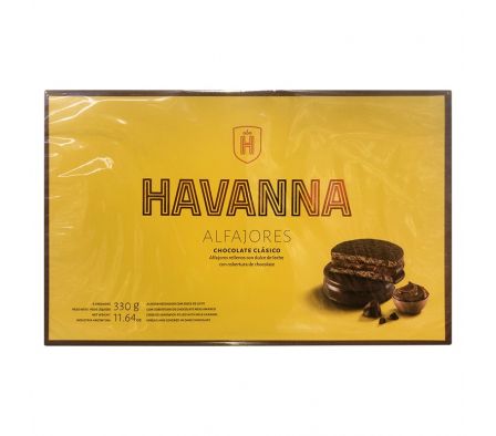 HAVANNA  ALFAJORES CHOCOLATE 6 UND  