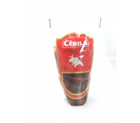 ACEITUNAS NEGRAS CEBILLA SACH 180GR.