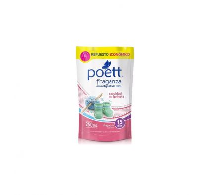 AROMATIZANTE DE TELAS POETT SUAVIDAD DE BEBE 250ML