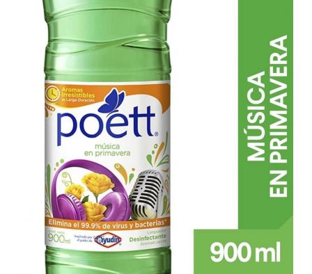 LIMPIADOR POETT MUSICA EN PRIMAVERA DESINFEC 900ML