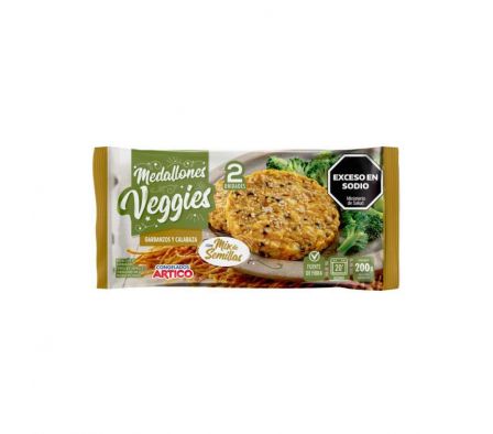 HAMBURGUESA ARTICO GARBANZO & CALABAZA 400GR