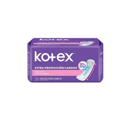 PROTECTOR DIARIO KOTEX LARGO 20UN