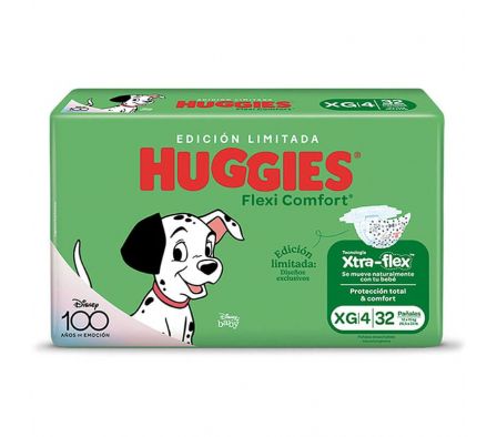 PAÑAL HUGGIES FLEXI COMF XG 32UN