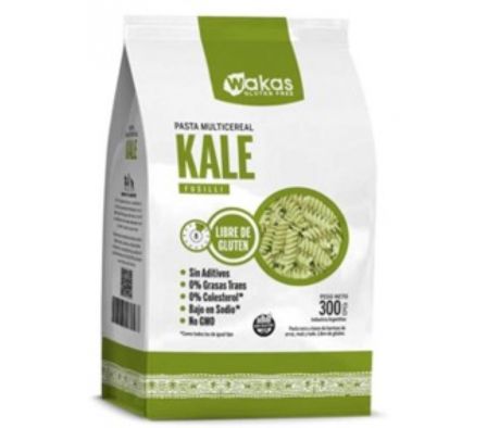 PASTAS SECAS WAKAS S/GLUTEN DE KALE 300 GR