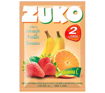 JUGO ZUKO NARANJA/BANANA/FRUTILLA 2L. 