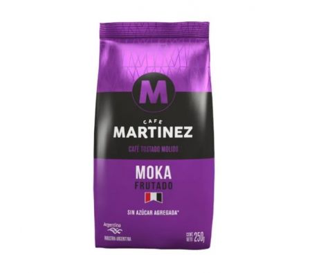 CAFÉ TOSTADO CAFÉ MARTINEZ MOLIDO FUERTE MOCA 250G