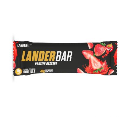 BARRITA DE CEREAL LANDERFIT SABOR FRUTILLA 45GR