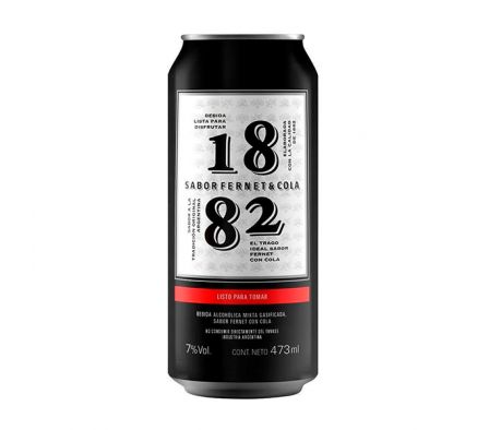 FERNET 1882 + COCA LATA 473ML