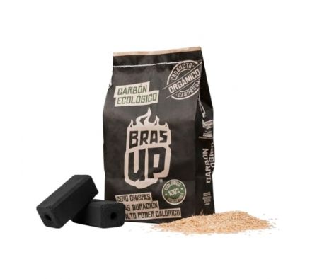 CARBÓN BRAS UP ORGÁNICO PREMIUM NEGRO 4KG