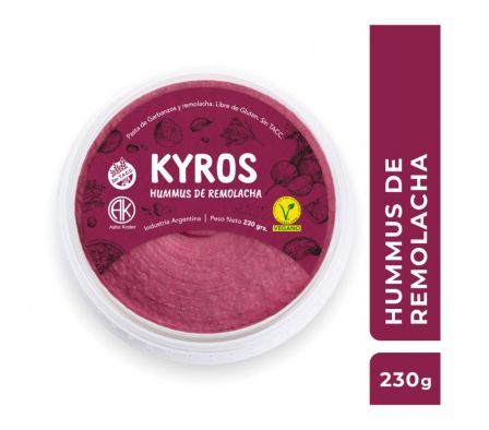 HUMMUS KYROS C/REMOLACHA S/TACC C/OCTOGONOS 230GR