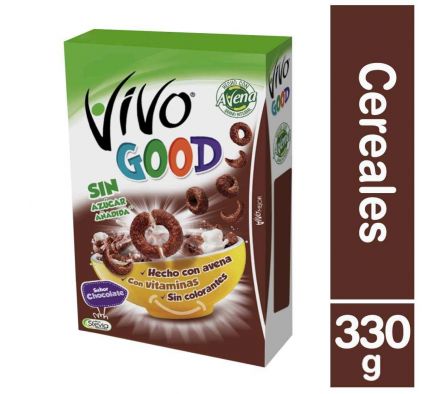 CEREAL VIVO GOOD CHOCOLATADOS S/AZUCAR 330 GR