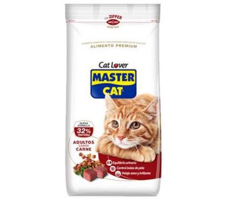 ALIM.P/GATO MASTER CAT CARNE LECHE 1 KG