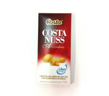 COSTANUSS CHOCOLATE LIBRE AZUCAR  X 110GRS
