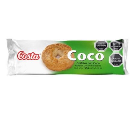 COSTA GALLETITA COCO 125GR 